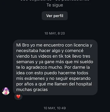 Testimonio alumna
